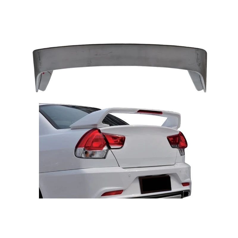 Car Parts Abs Material Trunk Spoilers Wing Rear Spoiler With Light For V3 Lingyue Type C