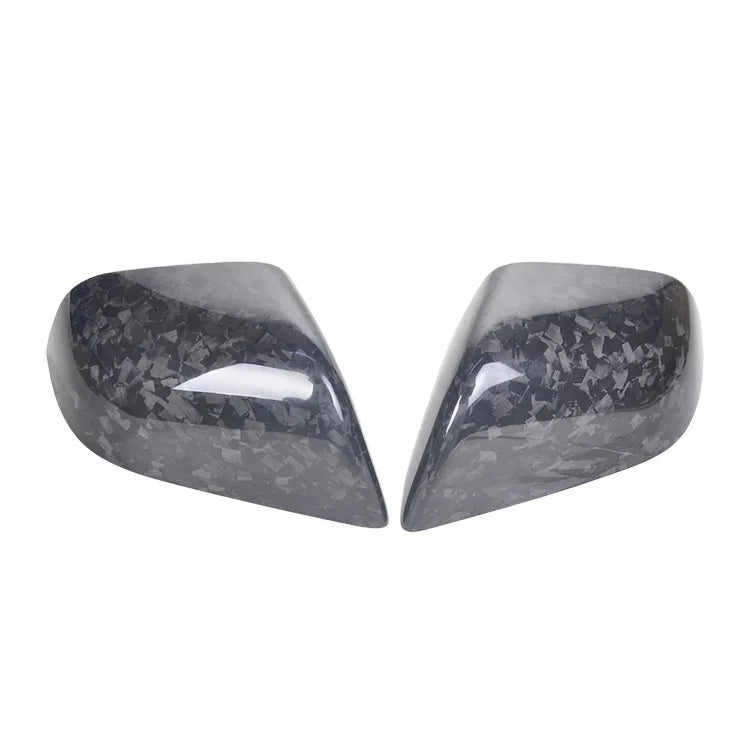 Model 3 Add on Style Real Forged Carbon Side review Mirror Cover For Tesla Model 3 2018+
