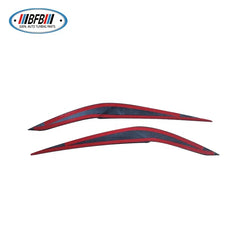 Real Dry Carbon Fiber Eyebrows Lids Front Headlight Eyelids For BMW X1 F48 2016up