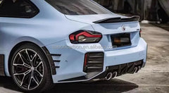 For 2023 BMW G87 M2 Rear Bumper Trim Vents MP Style Carbon Fiber