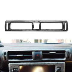 Dry Carbon Middle Air Conditional Panel Air Outlet Cover Decoration Carbon Dashboard Kits Fit For 2022 Subaru BRZ
