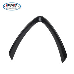 BFB Shiny black Real Dry Carbon Fiber add on V shape Front Grill trims in front bumper for Alfa Romeo Stelvio SUV 2017+