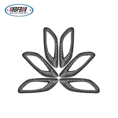 Real Dry Carbon Fiber Side Fender Vents Air Vents Exterior Decoration Accessories For Maserati Levante SUV