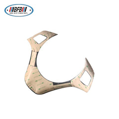 High Fitment For bmw 3 Series E92 Add On Real Dry Carbon Steering Wheel Moulding  Cover Trims Accessories 2006-2013