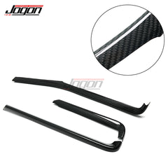Dry Carbon Fiber Central Console Dashboard Strip Trim For Corvette C8 Z51 Stingray Coupe 2020 2021 2022 Interior Car Accessories