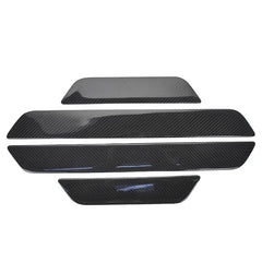 Dry Carbon Fiber Front Door Sill Scuff Plate Cover For Tesla Model 3 2017-2021