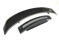 10-15 For Aud R8 V8 V10 COUPE GT style carbon fiber rear spoiler GT wing with base panel plate