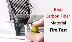 Shasha Carbon Fiber Rear Frame Of Steering Wheel Chin Interior Steering Wheel Accessories  For Fiat ABARTH 500