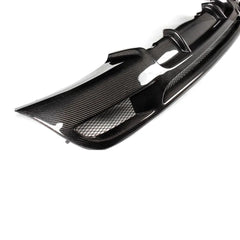1 Series E82 Rear Diffuser Carbon Fiber Lip Dual Tips Single Outlet For BMW E82