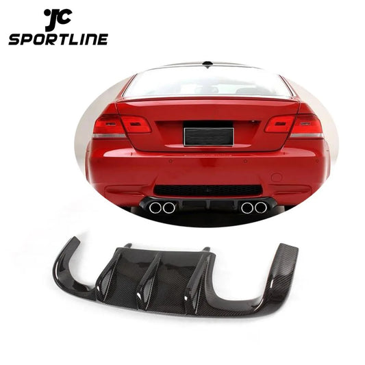 07-12 Real Carbon Fiber E92 M3 Rear Bumper Lip Diffuser for BMW E92