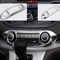 ABS Chrome Air Conditioning Switch Trim For Honda CRV 2015 Car Interior Accessories