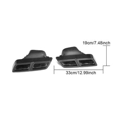 100% Dry Carbon Fiber Universal Exhaust Tips for Mercedes Benz CLS Class, GLE Class,E Class