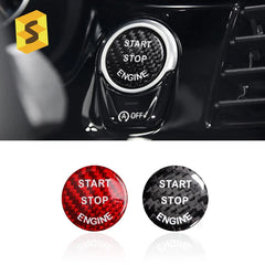 ES Car Interior Ignition Button Cover Trim Sticker Engine Start Stop Button Cover Stickers For BMW E-Chassis