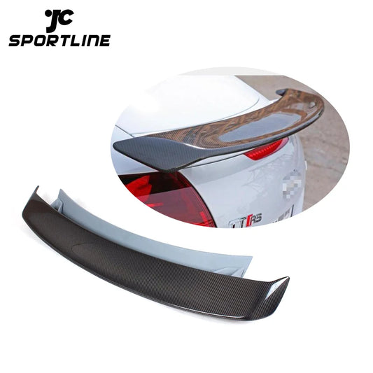 07-12 Carbon Fiber TTRS Double Rear Spoiler Wing for AUDI TT 8J