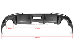 09-13 G Series Carbon Fiber G37 Rear Diffuser for Infiniti V36 G35 Sedan