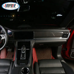 Real Dry carbon fiber interior trim dashboard cover Kits For Porsche Panamera 971 2017up