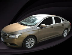 Stainless Steel Whole Window Moulding Trims 24 pcs For Buick Verano 2015 Car Body Kit Accessories