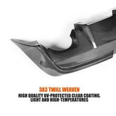 10-13 G37 Carbon Fiber Rear Diffuser Lip for Infiniti G Series G37 X Sport Sedan 4-Door