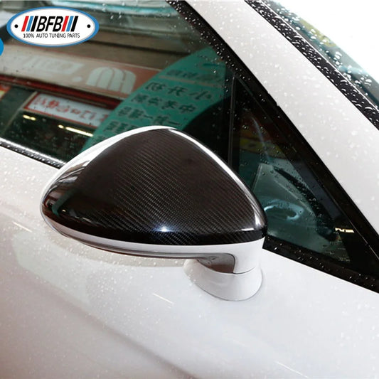 100% Dry carbon fiber epoxy mirror covers For Panamera 2014-2016 Car accessories review mirror cover