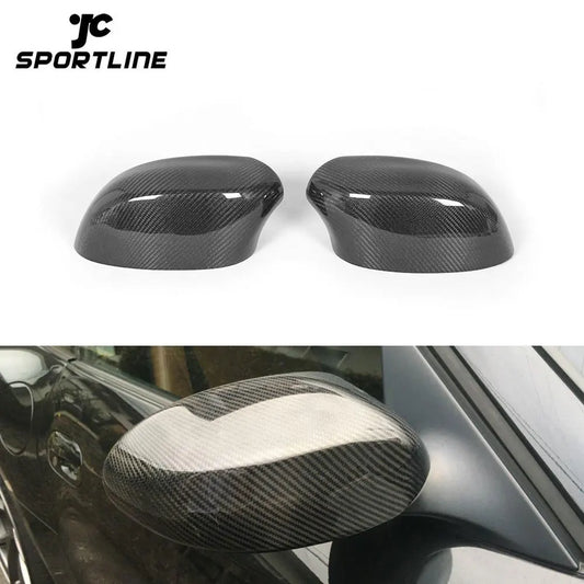 02~08 E86 Z4 Carbon Fiber Side Mirror Covering For BMW Z4 E85 E86