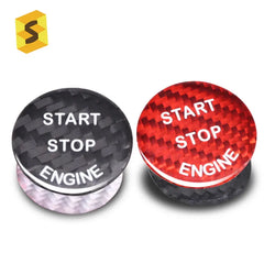 ES Car Interior Ignition Button Cover Trim Sticker Engine Start Stop Button Cover Stickers For BMW E-Chassis