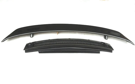 10-15 For Aud R8 V8 V10 COUPE GT style carbon fiber rear spoiler GT wing with base panel plate