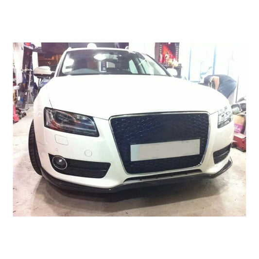 09~11 A5 Carbon Fiber Front Lip Spoiler For Audi A5 2D 4D