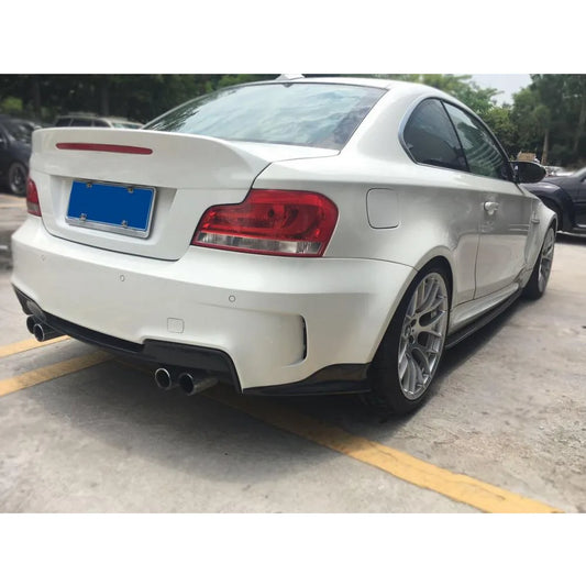 1-Series Carbon E82 1M Rear Bumper Splitter for BMW E82 Coupe M