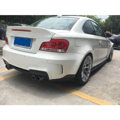 1-Series Carbon E82 1M Rear Bumper Splitter for BMW E82 Coupe M