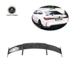 For BMW G80 M3 G82 M4 G20 G22 G30 F90 MP Style Carbon Fiber Rear Spoiler High Wing Perfect Fitment