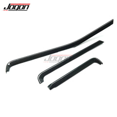 Dry Carbon Fiber Central Console Dashboard Strip Trim For Corvette C8 Z51 Stingray Coupe 2020 2021 2022 Interior Car Accessories
