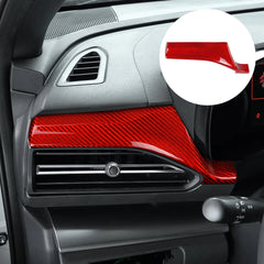 Shasha Carbon Fiber Dashboard Air Vents  Decoration Car Interior Accessories  Protection For Subaru WRX STI  2022