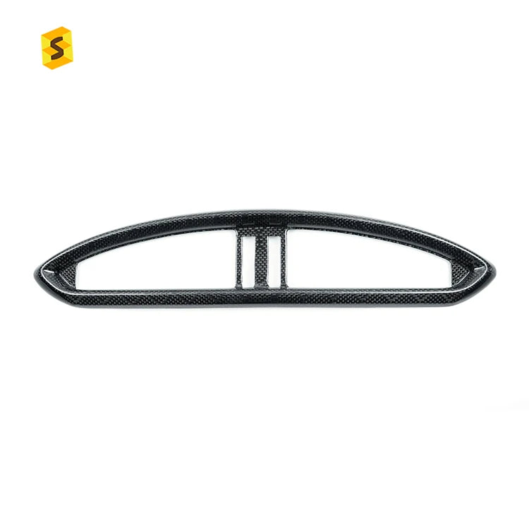 Es Real Carbon Fiber Car Interior Accessories Center Console Air Condition Vent Outlet Cover Trim for Subaru Car Interior