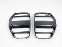 M3 G80 grille ST-Style Carbon Fiber Front Bumper Mesh Grille Bumper Cover Nose Trim For BMW G80 M3 G82 M4 2021+