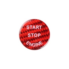 ES Wholesale Car Interior Accessories Carbon Fiber Button Cover For BMW F20 F21 F22 F23 F30 F31 F32 F33 F10 F11 F12 F13 F01 F02