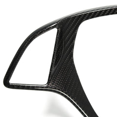 Interior Trim For Corvette C7 ZR1 Z06 2014-2019 Steering Wheel Cover Molding Trim Real Carbon Accessories Fiber