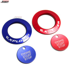 Car Engine START Button Replace Cover STOP Switch Accessories Key Decor For Ford Explorer 2016 2017 2018 2019