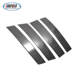 Real Carbon Fiber Middle B Pillars Window Door Trim Panels For BMW X5 F15 X6 F16 2014-2016