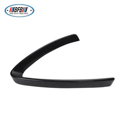 BFB Shiny black Real Dry Carbon Fiber add on V shape Front Grill trims in front bumper for Alfa Romeo Stelvio SUV 2017+