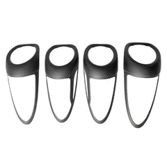 Real Carbon Fiber Matte Carbon Dashboard Air Conditioner Vent Grille Outlet Cover Trim For Porsche Boxster Cayman 718