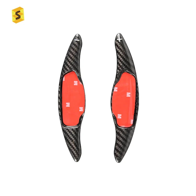 ES Wholesale Price Car Interior Trim Carbon Fiber Steering Wheel Paddle Shift For KIA