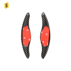 ES Wholesale Price Car Interior Trim Carbon Fiber Steering Wheel Paddle Shift For KIA