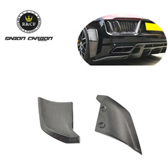 Carbon Fiber Rear Splitter Spats For 17-19 Audi R8 V10 Carbon fiber rear bumper splitter spats R8 17-19