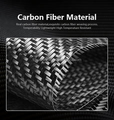 Shasha Carbon B-Pillar Cover Real Carbon Fiber Interior Accessories  For Fiat Abarth 500