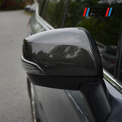 Dry Carbon Fiber Stick on Rearview Side Mirror Cover for Subaru SUV Forester XV Legacy 2013-2016