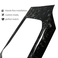 Forged Pattern Central Control Dashboard Console Gear Shift Panel Interior Cover Trim For BMW 3 4 Series G20 G21 G22 G23 G24