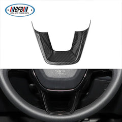 Real Dry Carbon Steering Wheel Trim Steering Wheel Decor Cover For Honda Civic 11th 2022