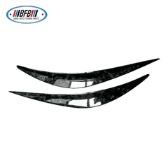 Customized Forged  Dry Carbon Fiber Front Eyebrow trim in Headlight For Infiniti Q50 2015-2017