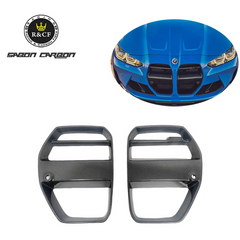2021+ M3 G80 M4 G82 G83 V style Front Grille Carbon Fiber Front Bumper grille For BMW G80 G82 G83