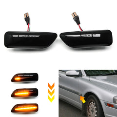 Led Dynamic Turn Signal Light Side Marker Fender Sequential Lamp Blinker For Volvo S60 S80 MK1 V70 SW MK2 XC70 XC90 2003-2009